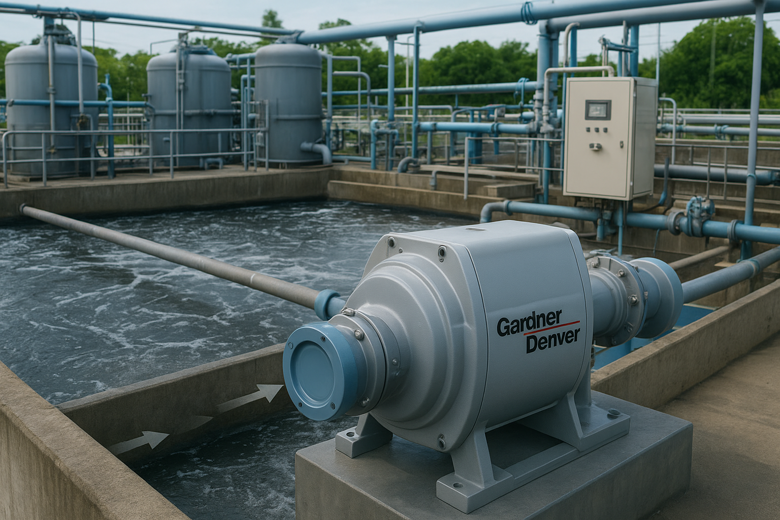 Sopradores para tratamento de água, esgoto e transferência de efluentes