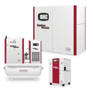 Compressor de ar parafuso LRS Gardner Denver - série de velocidade variável 7-290 kW