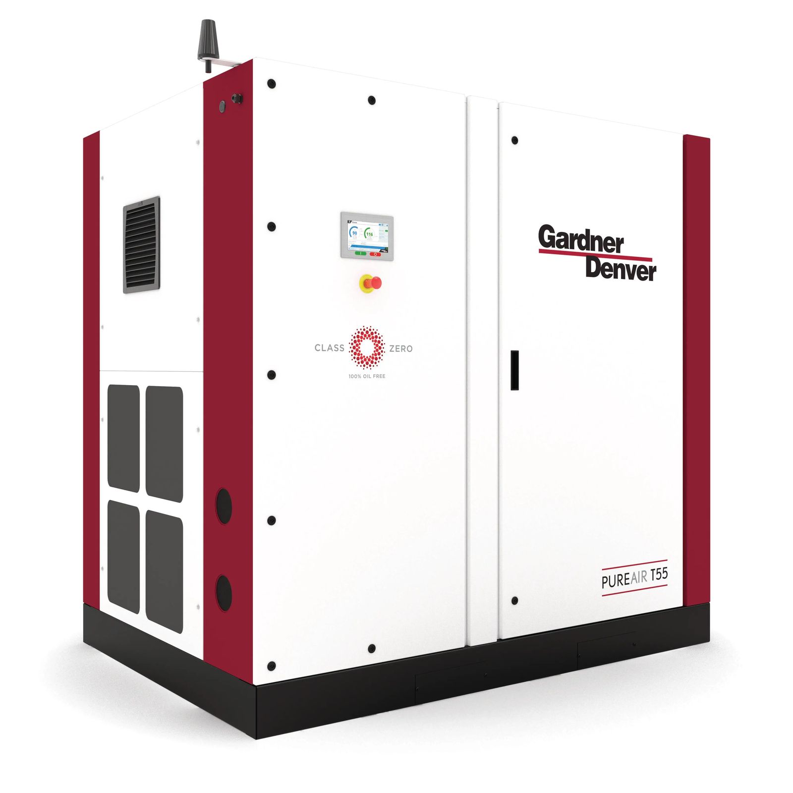 Compressor isento de óleo para alimentos PureAir T/TVS 55-90 kW Gardner Denver